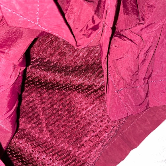 Maroon track short. VS PINK! - Picture 3 of 6